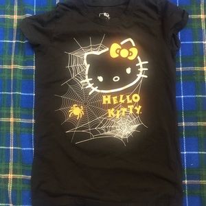 Hello Kitty Halloween black T-shirt
